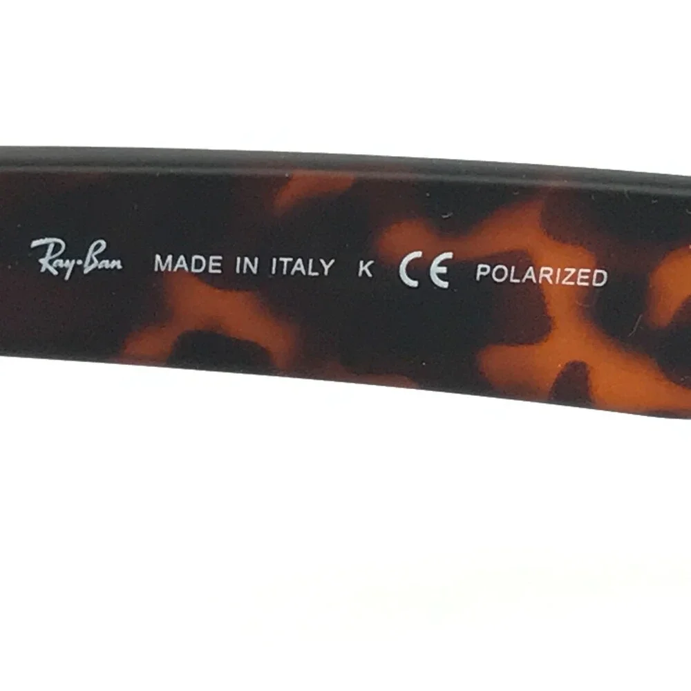 Ray-Ban Sunglasses RB4165 JUSTIN 865/T5 Matte Havana w Brown Gradient Polarized